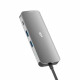 Silicon Power SR30 Docking USB 3.2 Gen 1 (3.1 Gen 1) Type-C Grey, Metallic