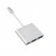 Maclean MCTV-840 USB graphics adapter 4096 x 2304 pixels Silver