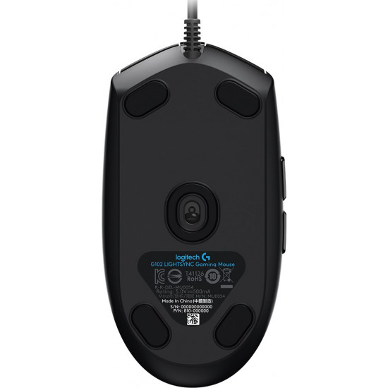 Logitech G G102 LIGHTSYNC mouse USB Type-A 8000 DPI