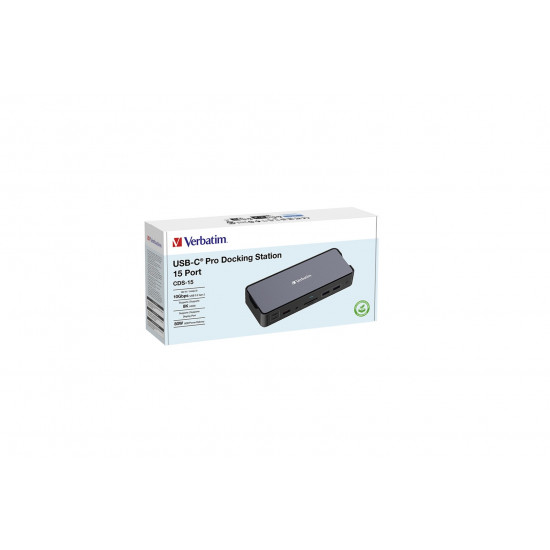 Verbatim CDS-15 Wired USB 3.2 Gen 1 (3.1 Gen 1) Type-C Black, Grey