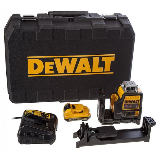 DEWALT DCE0811D1R-QW Laser level XR Li-Ion 10,8V 2,0 Ah Black, Yellow