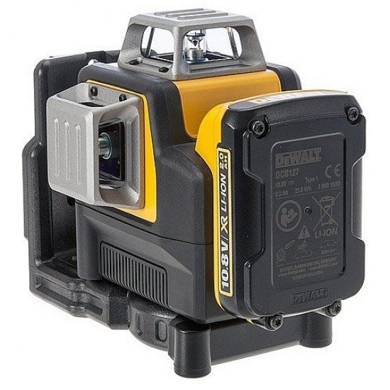 DEWALT DCE0811D1R-QW Laser level XR Li-Ion 10,8V 2,0 Ah Black, Yellow