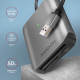 Axagon CRE-S3 External USB-A 3.2 Gen 1 3-slot & lun SD/microSD/CF card reader USB 3.2 Gen 1 (3.1 Gen 1) Type-A Grey