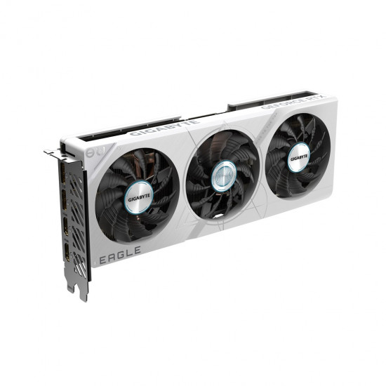 GIGABYTE GeForce RTX 4060 Ti EAGLE OC ICE 8G Graphics Card - 8GB GDDR6, 128bit, PCI-E 4.0, 2550MHz Core Clock, 2 x DisplayPort 1.4a, 2 x HDMI 2.1a, NVIDIA DLSS 3, GV-N406TEAGLEOC ICE-8GD