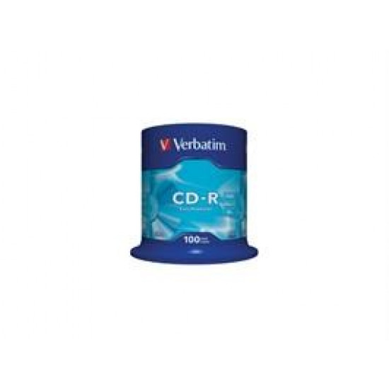 P?yta CD R 700MB x52 Protec Surfa 100szt VERBATIM 434115