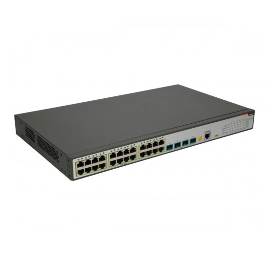 FiberHome S5800-28T-X-PE-AC network switch Managed L2/L3 Gigabit Ethernet (10/100/1000) Power over Ethernet (PoE) 1U Black, Grey