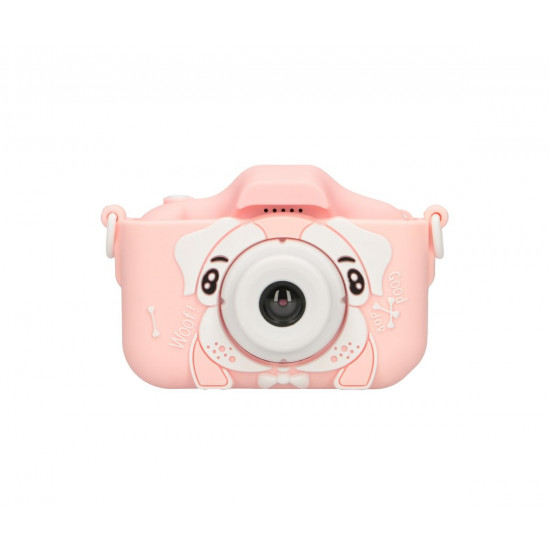 Extralink Camera Kids Camera H28 Dual Pink 1080P 30fps, 2.0 screen