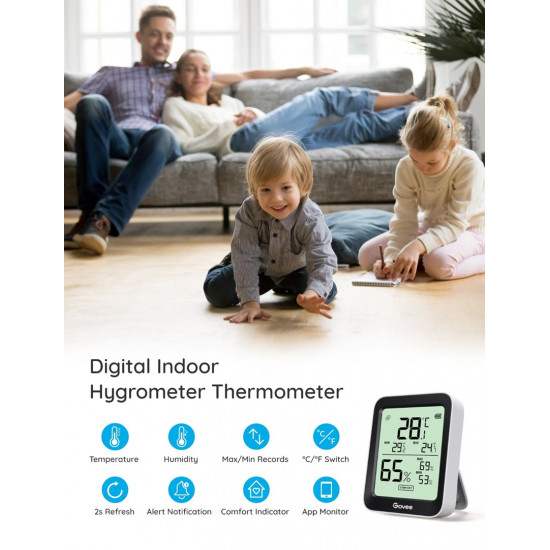 Govee H5075 | Thermometer & Hygrometer | Bluetooth, Display