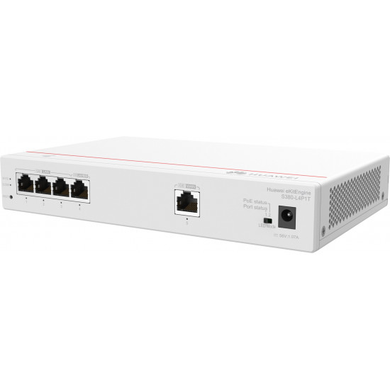 HUAWEI eKit S380 Series S380-L4P1T Managed Gigabit Ethernet (10/100/1000) Power over Ethernet (PoE) 1U Grey