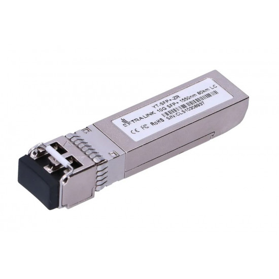 Extralink SFP+ Module SFP+ 10G 10Gbps, LC/UPC, 1550nm, 80km, single mode, DOM