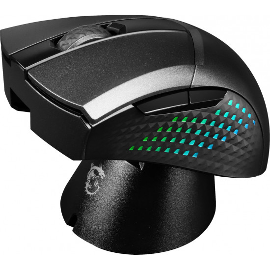 MSI CLUTCH GM51 LIGHTWEIGHT WIRELESS mouse Gaming Right-hand RF Wireless + Bluetooth + USB Type-C Optical 26000 DPI