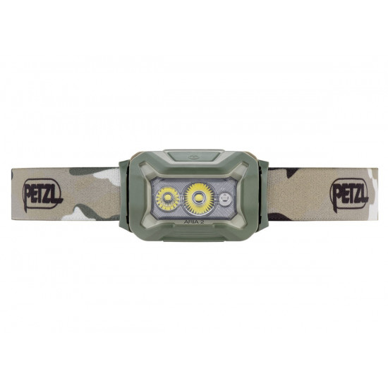 Petzl Aria 2 RGB Camouflage Headband flashlight LED