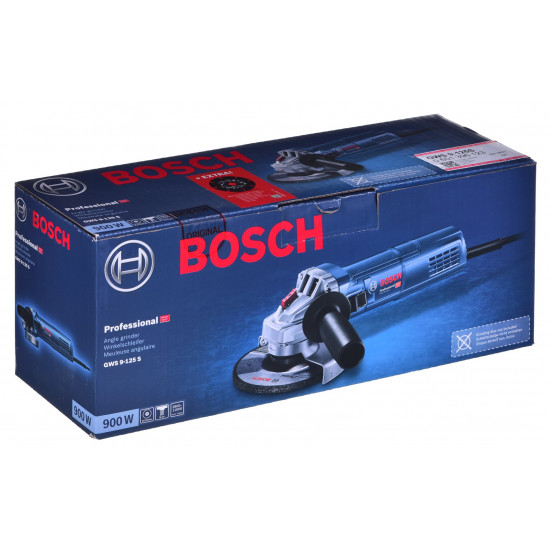 Angle grinder 900W GWS 9-125S BOSCH 0601396123