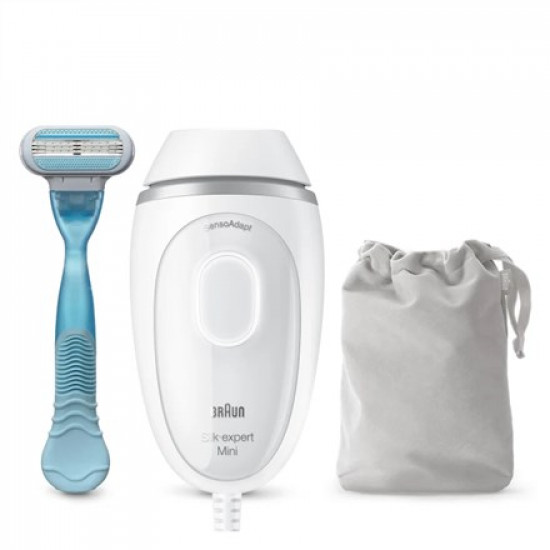 Braun | PL1124 Silk-expert Mini IPL | Epilator | Operating time (max)  min | Bulb lifetime (flashes) 300.000 | Number of power levels 3 | White