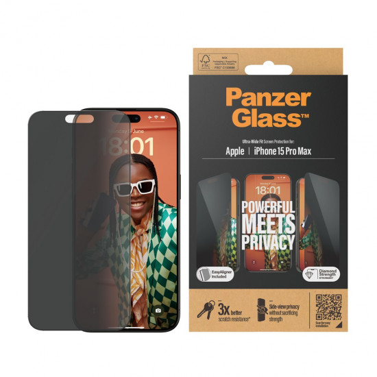 PanzerGlass - skarmbeskytter for mobil