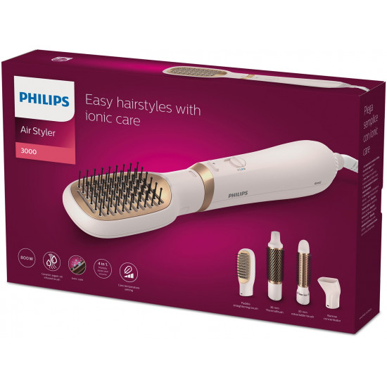 Philips 3000 series BHA310/00 hair styling tool Hair styling kit Warm Gold, White 800 W 1.8 m