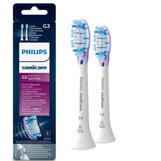 Philips Sonicare G3 Premium Gum Care HX9052/17 2x Interchangeable sonic toothbrush heads