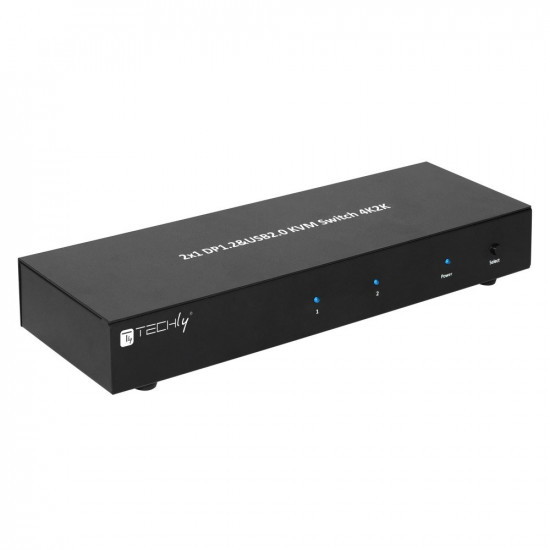 Techly IDATA DP-KVM2 KVM switch Black