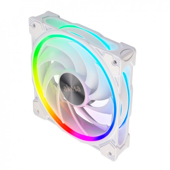 Akasa SOHO AR Computer case Heatsink/Radiatior 12 cm Transparent, White 1 pc(s)