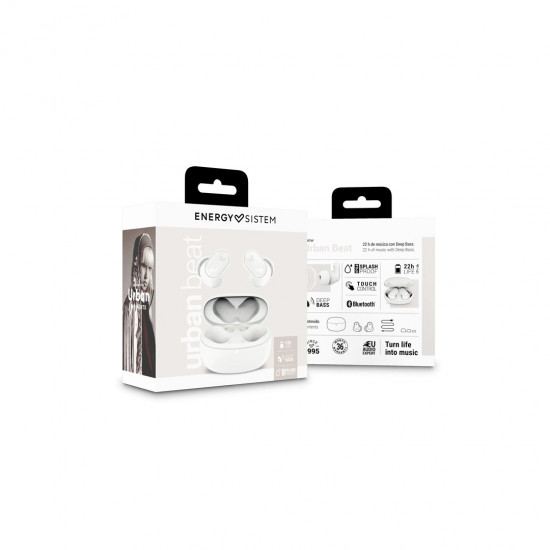 Energy Sistem Urban Beat Headset True Wireless Stereo (TWS) In-ear Calls/Music USB Type-C Bluetooth White