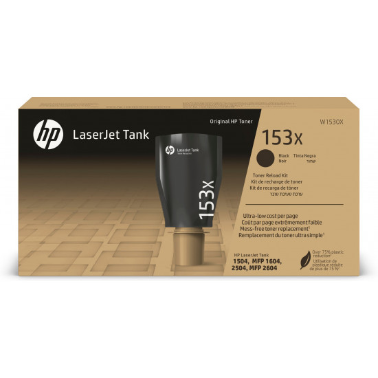 HP 153X Black Original LaserJet Tank Toner Reload Kit