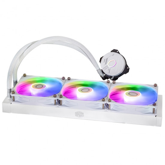 Cooler Master MasterLiquid 360L Core ARGB White Processor Liquid cooling kit 12 cm