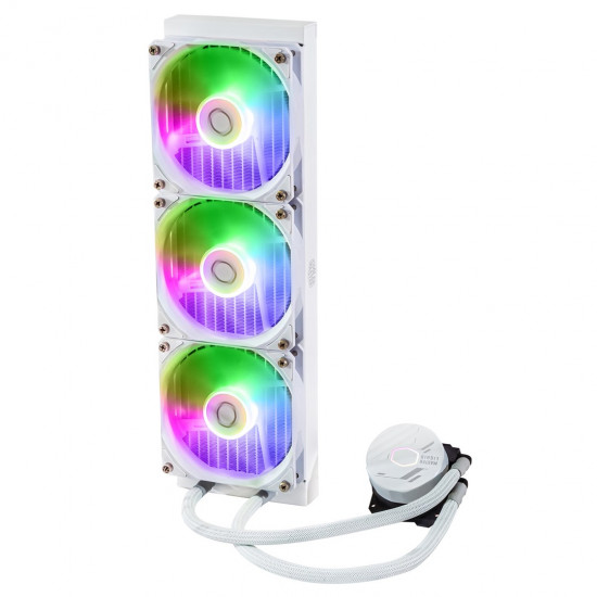 Cooler Master MasterLiquid 360L Core ARGB White Processor Liquid cooling kit 12 cm