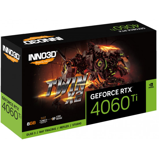 Inno3D GeForce RTX 4060 Ti TWIN X2 NVIDIA 8 GB GDDR6