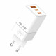 Beline 65W GaN Wall Charger 2xUSB-C PD 3.0 + 1xUSB-A QC 3.0 without cable - white