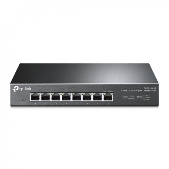 TP-LINK | 8-Port 2.5G Desktop Switch | TL-SG108-M2 | Unmanaged | Desktop | 1 Gbps (RJ-45) ports quantity | SFP ports quantity | PoE ports quantity | PoE+ ports quantity | Power supply type External | month(s)