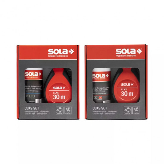 SOLA CHALK LINE 30m CLKS SET B + BLUE CHALK