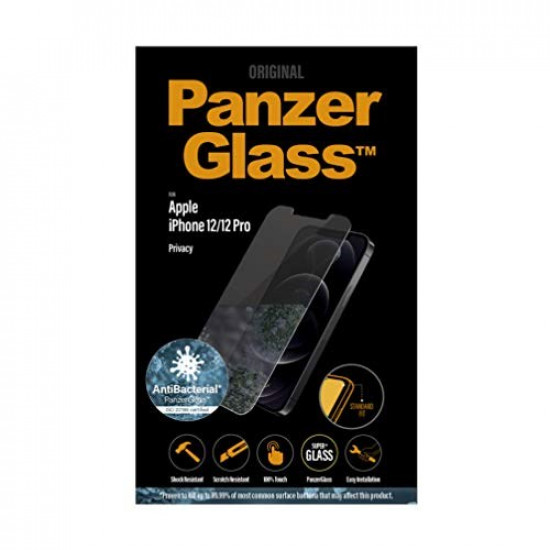 PanzerGlass ® Privacy Screen Protector iPhone 12 | 12 Pro | Standard Fit