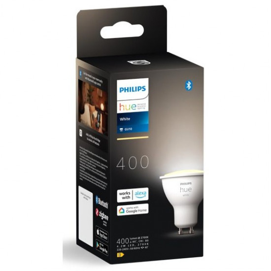 Philips Hue White GU10 Einzelpack 400lm