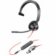 HP Poly Headset Blackwire C3315-M Mono USB-C/A & 3,5 mm Teams