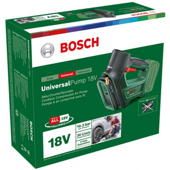 Bosch DIY Luftpumpe UniversalPump 18V - ohne Akku