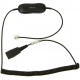 Jabra GN 1216 Anschlusskabel SmartCord QD auf RJ9 spiral