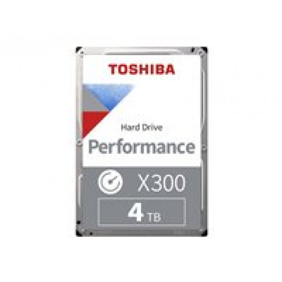 TOSHIBA X300 Performance Hard Drive 4TB SATA 6.0Gbit/s 3.5inch 7200rpm 256MB Bulk