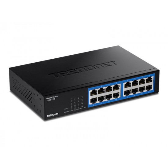 TRENDNET 16-Port Gigabit Desktop Switch /w metal case