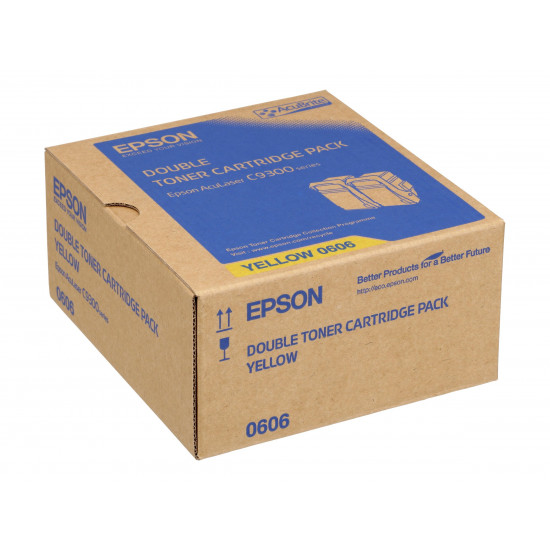 EPSON Toner Double Pack Yellow 7.5kx for AL-C9300N