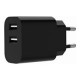 GEMBIRD 2-port universal USB charger 2.4A black