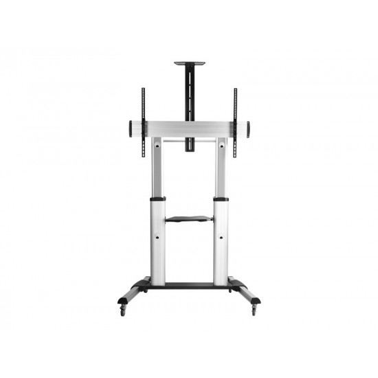 TECHLY 102734 Mobile stand for large TV LCD/LED/Plasma 60-100 100kg VESA 2 shelves