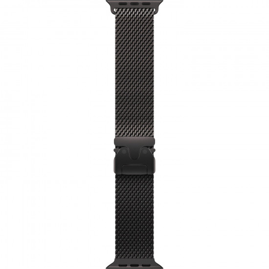 APPLE 49mm Black Titanium Milanese Loop - Medium