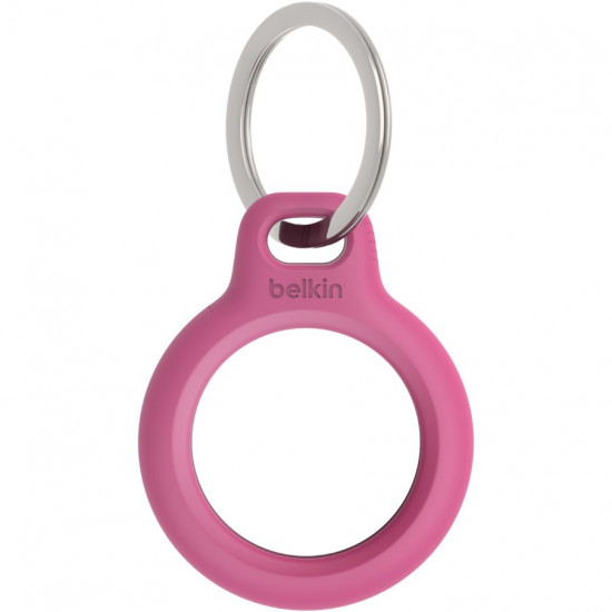 Belkin Secure Holder Schlüsselanhänger für Apple AirTag, pink