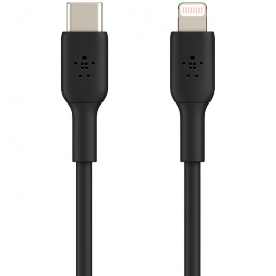 Belkin Lightning/USB-C Kabel PVC, mfi zertifiziert, 1m schwarz