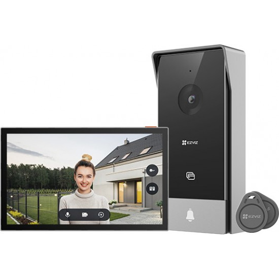 EZVIZ HP5 video intercom system 17.8 cm (7) Black, Silver