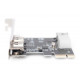 Add-On PCI Express Card IEEE1394a + Mini