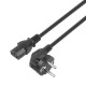 Power cable 1.8 m IEC C13 VDE