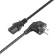 Power cable 1.8 m IEC C13 VDE