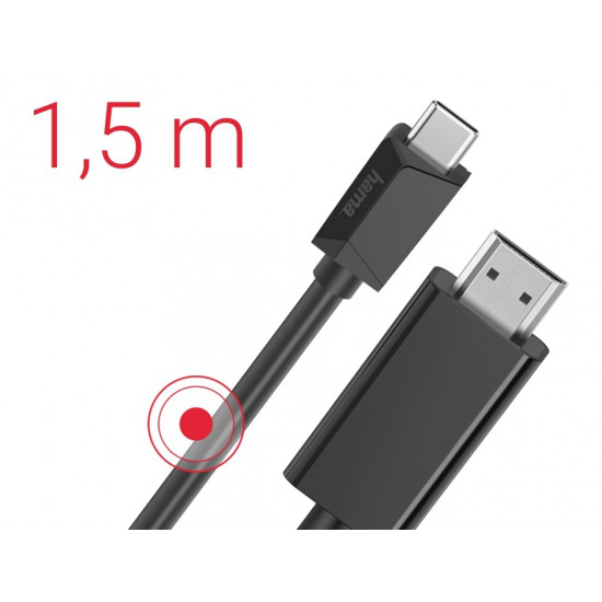 Adapter USB-C to HDMI 4k 1,5m