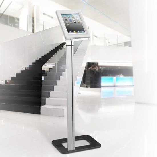 Stand, advertising handle for tablet, floor with lockable MC-645, 9.7 - 10.1 inch Universal